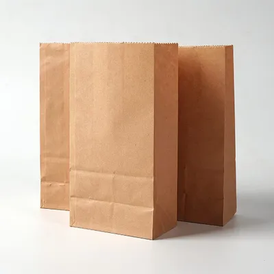 Produktbild von Papiertüten Braun klein x 100 (21.5*12*7),Kraftpapiertüten, Bodenbeutel Papier, Kreuzbodenbeutel, Bag, Tüten, Tütchen, Beutel Kraft Papier