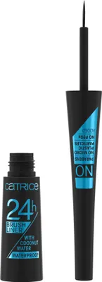 Produktbild von CATRICE 24H Brush, Flüssigkeit, Topf, Schwarz, Ultra Black Waterproof, 3 ml, Frauen