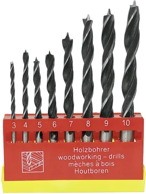 Produktbild von Holzspiralbohrersatz 3 - 10 mm