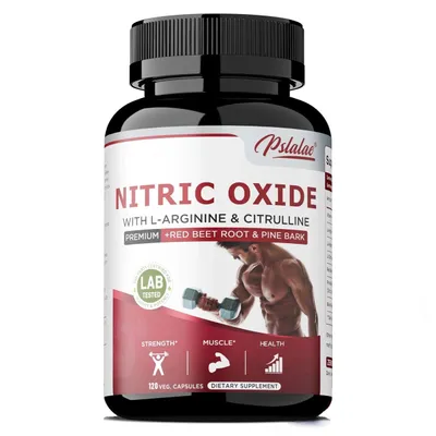 Immagine prodotto di Ossido Nitrico L-Arginina + Citrullina (120 capsule) integratore alimentare, cuore, sangue, circolazione, energia, resistenza, forza, potenza, muscoli