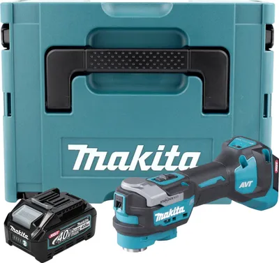 Produktbild von Makita TM 001 GM101 Akku Multifunktionswerkzeug 40 V max. Starlock Max Brushless + 1x Akku 4,0 Ah + Makpac - ohne Ladegerät