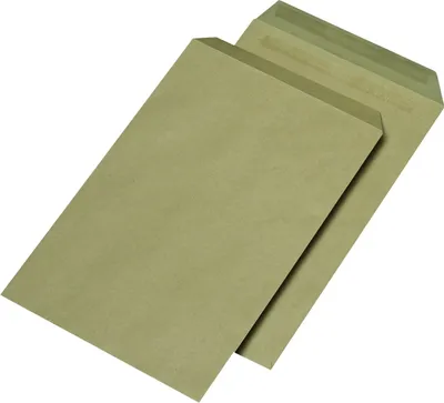 Immagine prodotto di MAILMEDIA 30005410 Versandtaschen Recycling - C4 , ohne Fenster, selbstklebend, 110 g/qm, braun, 250 Stück