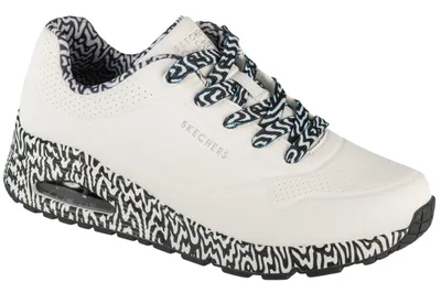 Produktbild von Skechers Uno - Mini Drip 177959-WBK, Sneaker, Damen, Weiß