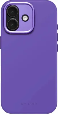Zdjęcie produktu dla Decoded, etui iPhone 17 silikonowe, antybakteryjne, kompatybilne z MagSafe, fioletowe