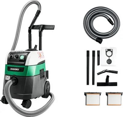 Produktbild von HiKOKI Nass- und Trockensauger 35 l (L-Klasse), incl. Zubehör, Karton