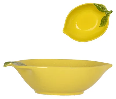 Image de Clayre & Eef Bol citron 225 ml Jaune Céramique