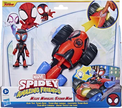 Obrázek produktu pro Hasbro Marvel Spidey a jeho úžasní přátelé - Miles Morales Techno-Racer F4531