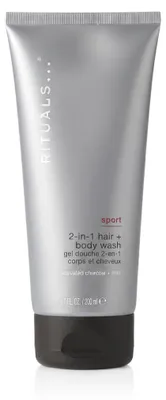 Obrázek produktu pro Rituals Sport 8719134163100, Sprchový gel, 200 ml, Dospělí, Unisex, Tělo a vlasy, Univerzální pleť