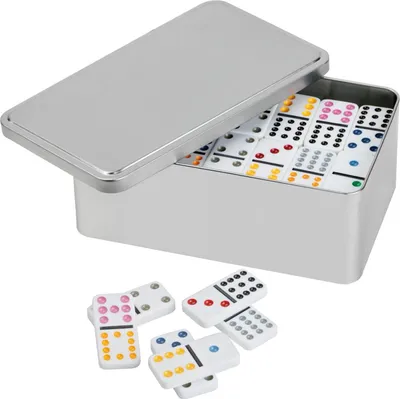 Produktbild von Philos Domino doppelt 12 in Metallbox