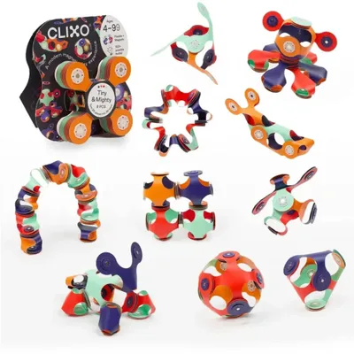 Produktbild von Clixo Tiny & Mighty Space – magnetisches Bauset, 9-teilig