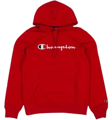 Produktbild von Champion - Kapuzenpullover Logo für Herren MR460 (S) (Rot)