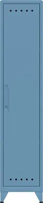 Produktbild von BISLEY Stahlschrank Fern Locker FERLOC605 blau 38,0 x 51,0 x 180,0 cm, aufgebaut