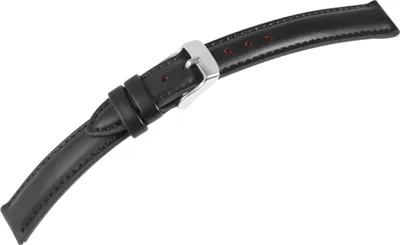 Produktbild von Echtleder Uhrenarmband, schwarz, 12 - 22 mm