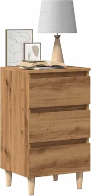 Produktbild von vidaXL Nachttisch Artisan-Eiche 40x35x69 cm Holzwerkstoff