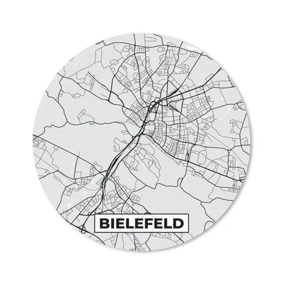 Produktbild von MuchoWow® Mauspad Mousepad Deutschland - Karte - Stadtplan - Bielefeld 40x40 cm - Mousepads - Maus Mat - Pad - Mausunterlage - Schreibtisch Accessoires