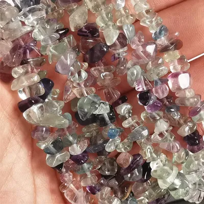 Obrázok produktu pre Prírodné fluoritové korálky na šperky
