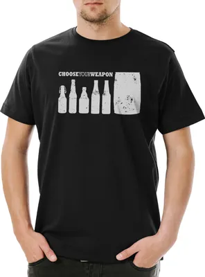 Produktbild von Urban Backwoods Choose Your Weapons I, Herren T-Shirt, Farbe: Schwarz, Größe: 3XL