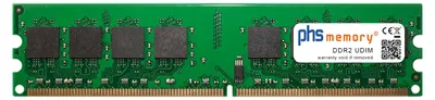phs memory 2GB RAM Speicher kompatibel mit Gigabyte GA-8I945PE (rev. 1.x) DDR2 UDIMM 667MHz