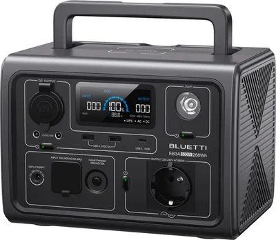Produktbild von Bluetti Powerstation EB3A 600W / 268Wh Surge 1200W