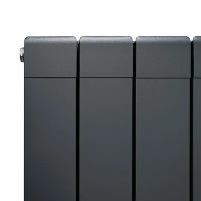 Zdjęcie produktu dla Aluminiowy grzejnik płytowy - 1800 mm x 315 mm - szary antracyt