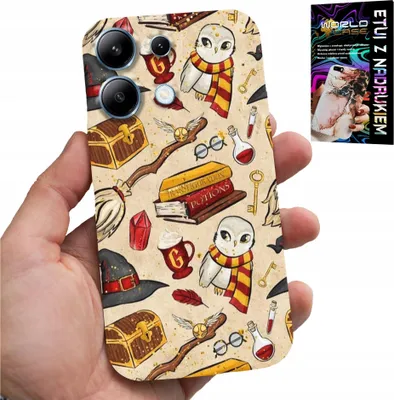 Zdjęcie produktu dla Etui Do Xiaomi Note 13 5G - Case Dla Fana Magii Magów Różdżka +Szkło