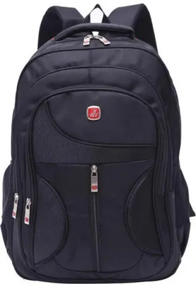 Produktbild von Dopwii Rucksack wasserdicht Nylon 15,6 Zoll Herren Reiserucksack schwarz 31x15x45cm