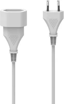 Produktbild von Verlängerungskabel mit eU-Stecker – Innenbereich – 5 Meter – Weiß