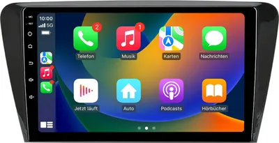 Obrázok produktu pre Android rádio 64GB pre Škoda Octavia 2013-2018 Carplay Navi Ovládanie na volante Bluetooth RDS WIFI DSP GPS DAB+