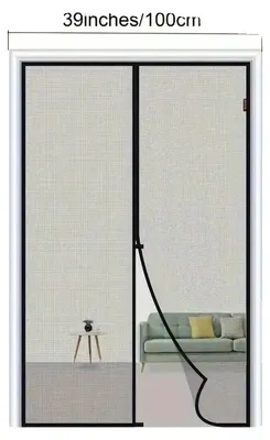 Immagine prodotto di Porta zanzariera magnetica, protezione duratura, facile installazione, 1 pezzo, 100x210 cm