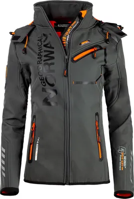 Produktbild von Geographical Norway Damen Regular Fit Allwetterjacke reine lady Dark Grey XL