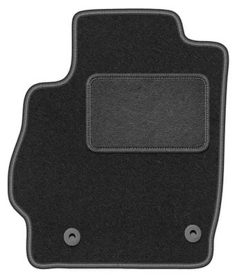 Produktbild von Fahrermatte Velours für Mazda 2 II 2007-2015 (Schrägheck) – 1-tlg, Graphit, passgenau – Wielganizator LUX