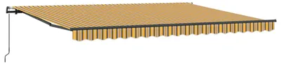 Produktbild von vidaXL Ausziehbare Markise Mehrfarbig 450 x 350 cm