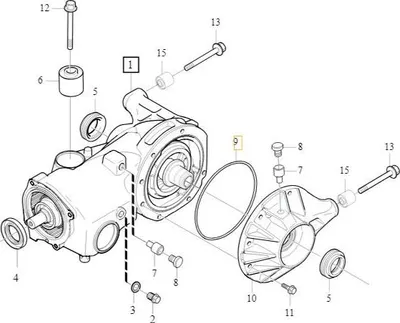 Produktbild von VOLVO XC60 XC90I S80 V70 S60 V60 XC70 Hinterachsdichtung OE