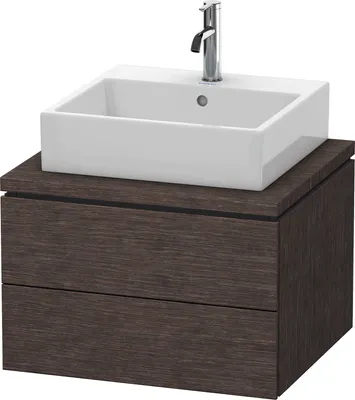 Produktbild von Konsolenunterschrank L-CUBE 400x620x547mm eiche dunkel gebürstet eiche dunkel gebürstet