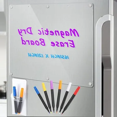 Obrázek produktu pro Průhledná magnetická tabule Translucent – z průhledného plastu – 42 x 30 palců – bílá