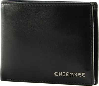 Produktbild von CHIEMSEE Leder Geldbörse Leather Wallet Black schwarz