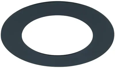 Image de Numinos cadre d'encastrement S noir rond