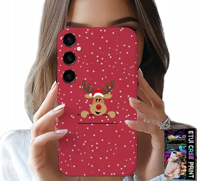 Produktbild von Gehäuse Für Samsung Galaxy A25 5G - Weihnachten Rentier Weihnachten + Glas