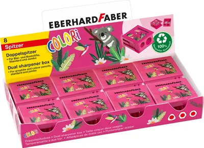 Produktbild von EBERHARD FABER Dosenspitzer doppelt Colori pink