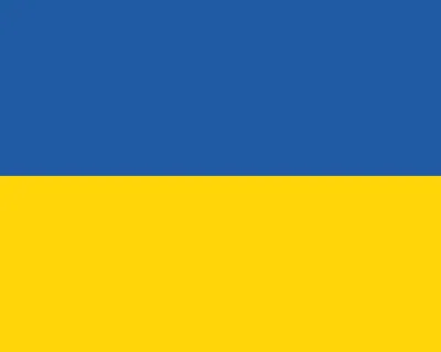 Produktbild von Ukraine Kunstdruck Bild - Flagge (40 x 50 cm)