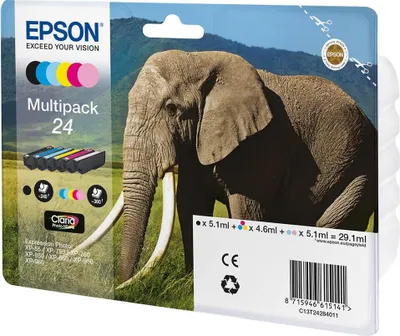 Produktbild von EPSON Tinte Multip. 1x5.1ml/5x4.6ml Expr. Photo-Serie, ''24''