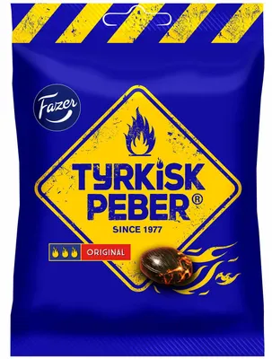 Produktbild von Fazer Tyrkisk Peber Original 150g