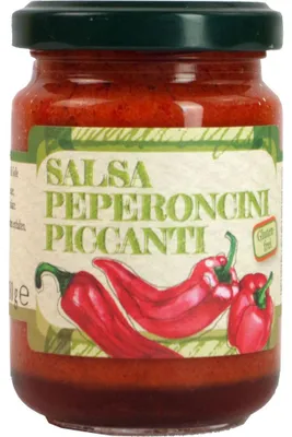Produktbild von Pesto di Peperoncini Picante Hot Scharfes Chili-Pesto Vegan Italien 130g