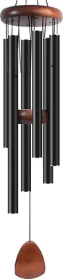 Produktbild von Famanu Windgong 94 cm - Aluminium, Schwarz, für Garten und Terrasse