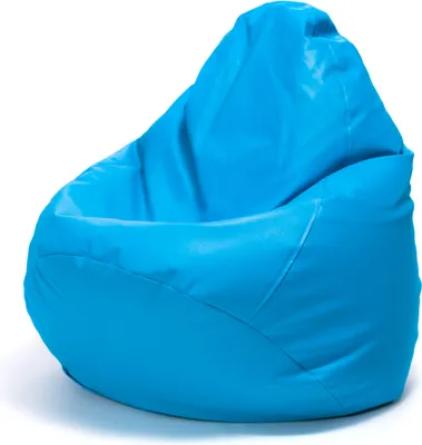Obrázek produktu pro Ecopuf Fuzzy, sedací vak, sedací vak z umìlé kùže, 80x110, Nebesky modrá E19, 80x110