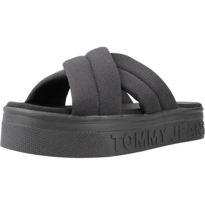 Produktbild von Tommy Jeans Damen Klassische Sandalen EN0EN02465 BDS Farbe: Schwarz Größe: 40