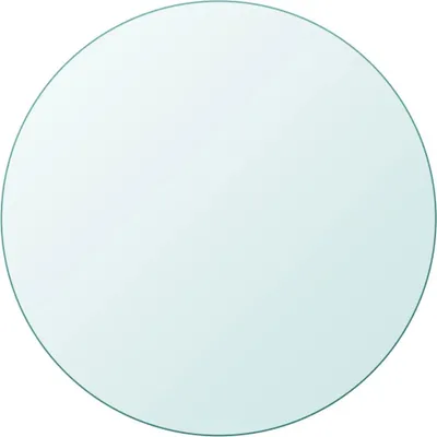 Produktbild von vidaXL Tischplatte aus gehärtetem Glas rund 700 mm