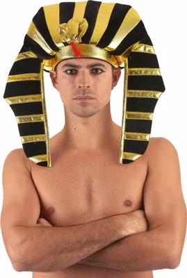 Produktbild von ägypter Pharao Antike Kopfbedeckung schwarz-gold - Einheitsgröße