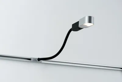 Zdjęcie produktu dla Paulmann 954.52, Halogen montowany do szyny, 1 szt., LED, 2700 K, 440 lm, Czarny, Chrom
