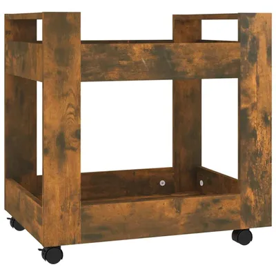 Produktbild von vidaXL Bürowagen Räuchereiche 60x45x60 cm Holzwerkstoff